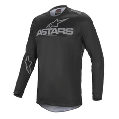 CONJUNTO ALPINESTARS FLUID GRAPHITE PRETO/CINZA ESCURO - TRILHA FORTE