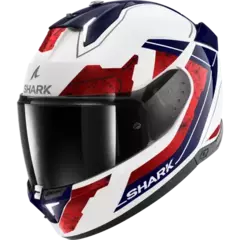 CAPACETE SHARK SKWAL I3 RHAD BRANCO/VERMELHO