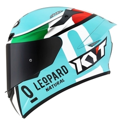 CAPACETE KYT TT COURSE LEOPARD RACING RÉPLICA LORENZO DALLA PORTA (ITALY)