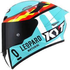 CAPACETE KYT TT COURSE LEOPARD RACING RÉPLICA JAUME MASIA (SPAIN)