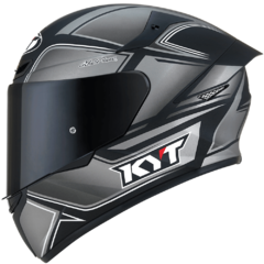 CAPACETE KYT TT COURSE TOURIST CINZA