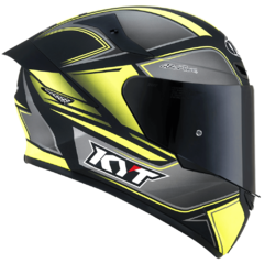 CAPACETE KYT TT COURSE TOURIST AMARELO FLUO - loja online