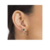 Ear Hook Cristais Coloridos Banho Ouro18k