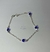 Pulseira com 4 zircônias Azul - Turquesa Prata 925 - comprar online