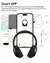 QCY-H3 ANC Auscultadores sem fios, Bluetooth 5.4, Hi-Res Audio, Over Ear Headset