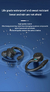 SHUKE-Bluetooth Earbuds com microfone, fones de ouvido sem fio, esporte Earhook - loja online