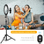 LED Selfie Ring Light com tripé, lâmpada, clipe do telefone, YouTube, Tiktok, - loja online