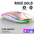 Mouse ergonômico sem fio para jogos, Mouse recarregável, RGB, Bluetooth, LED r - comprar online