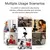 Kit Smartphone Vlogging com Tripé, Suporte do telefone, Mini Microfone, LED Luz - comprar online