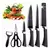 Conjunto De Facas Kit 6 Peças Jogo Inox Gourmet Antiaderente Churrasco Cozinha na internet