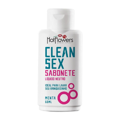 Clean Sex Sabonete Liquido Neutro Menta 60 ml - Hot Flowers