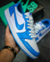 NK SB x Air Jordan 1 Low Tênis cano baixo azul