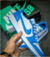 NK SB x Air Jordan 1 Low Tênis cano baixo azul - loja online