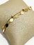 Pulseira banhada em ouro 18k