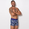 Cueca Boxer Microfibra Estampada - Elástico Liso - C2915