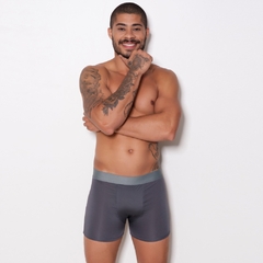 Cueca Boxer Microfibra Lisa - C3961 na internet