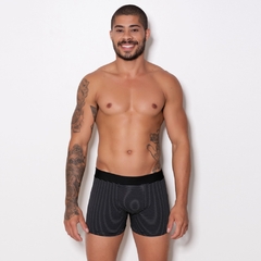 Cueca Boxer Adulto Risca de Giz em Algodão Penteado (Cotton Penteado Risca de Giz) - C5838 - loja online