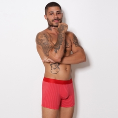 Cueca Boxer Adulto Risca de Giz em Algodão Penteado (Cotton Penteado Risca de Giz) - C5838 na internet