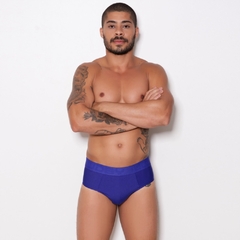 Cueca Slip Romantic Liso Elástico Bordado - C7541 - loja online