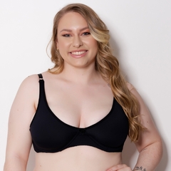 Sutiã Plus Size Meia Taça Bojado - C9109