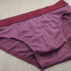 Cueca Slip Romantic Liso Elástico Bordado - C7541 - KVM MODAS