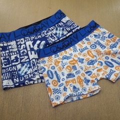 Cueca Boxer Infantil Romantic Estampada - C7532