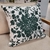 Almofada Cheia 50x50 cm Floral Verde - Lizt