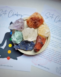 Kit Sete Chakras (Pedras Brutas)