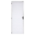 porta de giros alumínio branco palheta 210x70 direita - comprar online