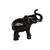 Escultura de Elefante em Madeira nobre- 19cm - loja online