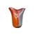 Vaso Vermelho e Rosa em Cristal Murano-37cm - comprar online