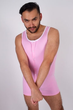 Pijama para hombre en color rosa