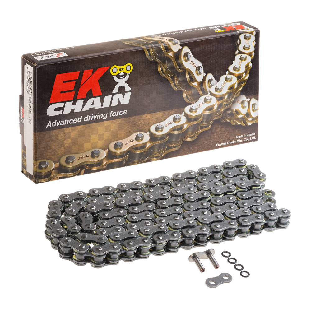 Cadena Moto EK Chain 520-118 Gold