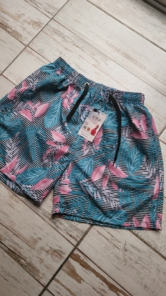 Short Leaf Malla Slim Hojas - comprar online