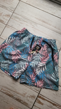 Short Laurus Malla Slim Hojas - comprar online