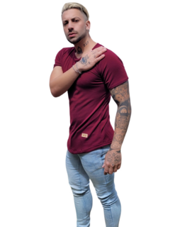 Remeron Hombre Entallado Long Slim Fit Gryfor Remera