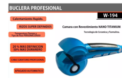Buclera De Cabello Rizadora Profesional Regulador de Temperatura Digital Winco - tienda online