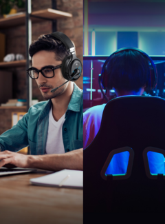 Auriculares Premium Con Micrófono Gaming Feel Crown Mustang Con Luz RGB Azul - tienda online