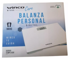 Balanza Corporal Personal Vidrio Templado Hasta 180 Kg Winco en internet