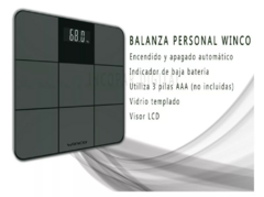 Balanza Digital Personal Con Display Led Hasta 180 Kg Winco en internet