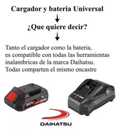 Bateria Universal De Litio Para Herramientas Inalambricas Daihatsu 20v/4.0ah Li-ion Original - HOME SUCCESS