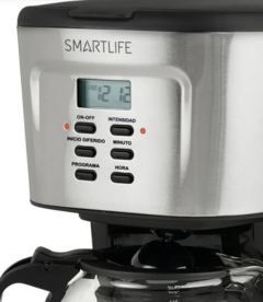 Cafetera Electrica Filtro Automatica Programable Digital 12 Tazas Smartlife - comprar online