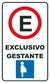 Placa para Estacionamento GESTANTE sem pilar