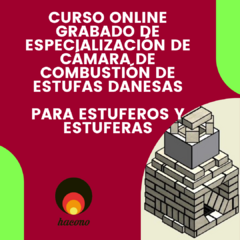 Curso online GRABADO de especialización de cámara de combustión de Estufas Danesas - comprar online