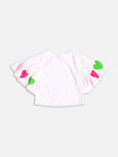 Blusa infantil coração