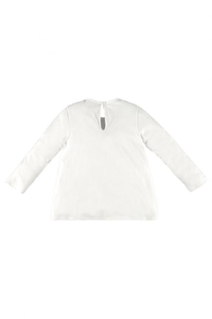 Blusa infantil manga longa banco - comprar online