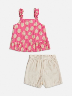 Conjunto infantil blusa e short bola - comprar online