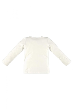 Blusa manga longa em cotton - comprar online