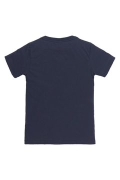 Camiseta em meia malha Azul escuro - Up baby - comprar online