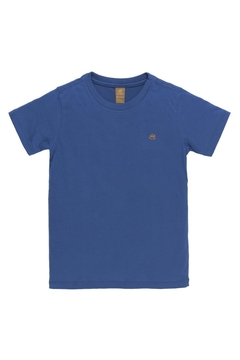 Camiseta em meia malha Azul médio - Up baby